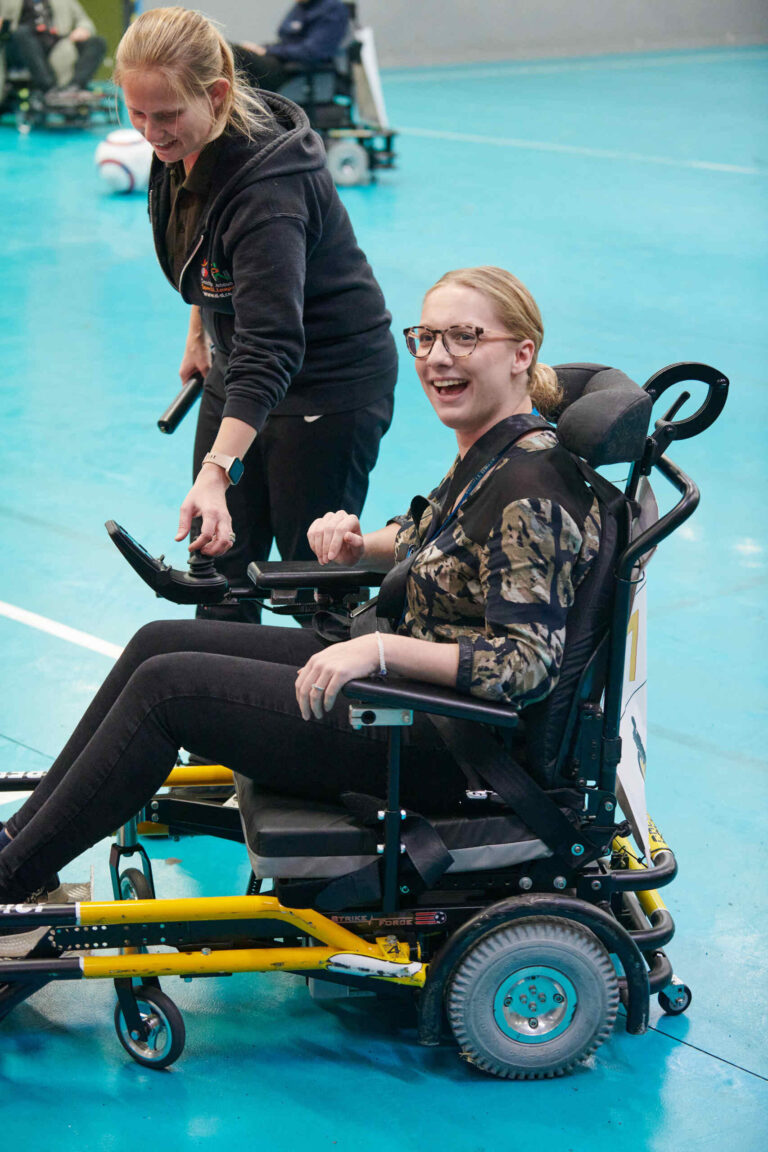 SLSL Powerchair Football at Waterfront, Woolwich